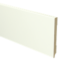 MDF Moderne plint 120x15 wit voorgelakt RAL 9010